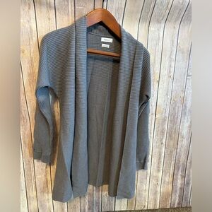 Van Husen, women’s size small cardigan, like new, gray/tan